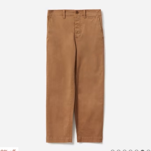 Everlane The Lightweight Relaxed Fit Chino Tan Khaki 0 - Picture 3 of 14